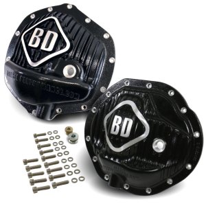 Dodge 3500 Differential Cover Set - Front + Rear - BD Diesel - AA 14-9.25 Front / AA 14-11.5 Rear, Cast Aluminum with Cooling Fins - `03-`12 Dodge 3500 Differential Cover Set - Front + Rear - BD Diesel - AA 14-9.25 Front / AA 14-11.5 Rear, Cast Aluminum with Cooling Fins - `03-`12